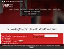 Tablet Screenshot of britishinstitutesromaprati.com